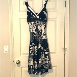 Small Romy Black Paisley Dress